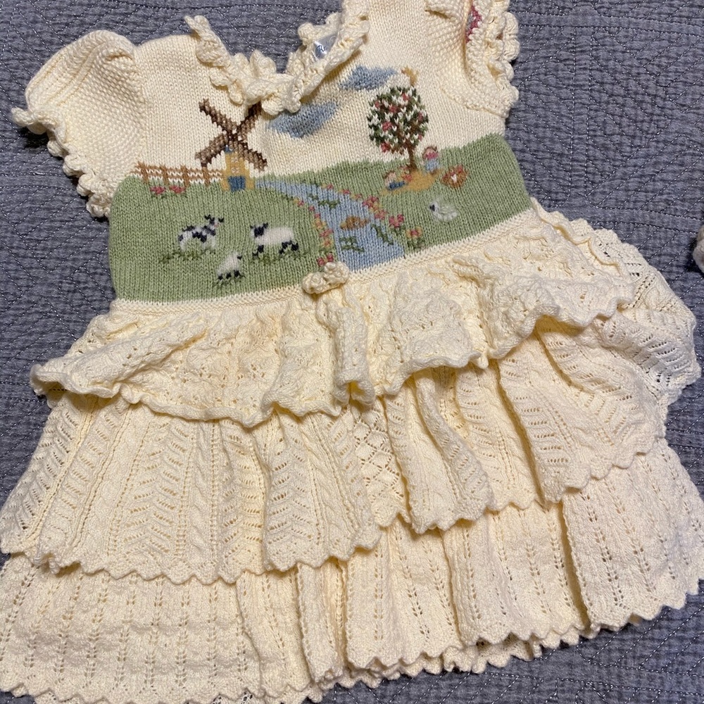 Ralph Lauren Crochet Infant dress